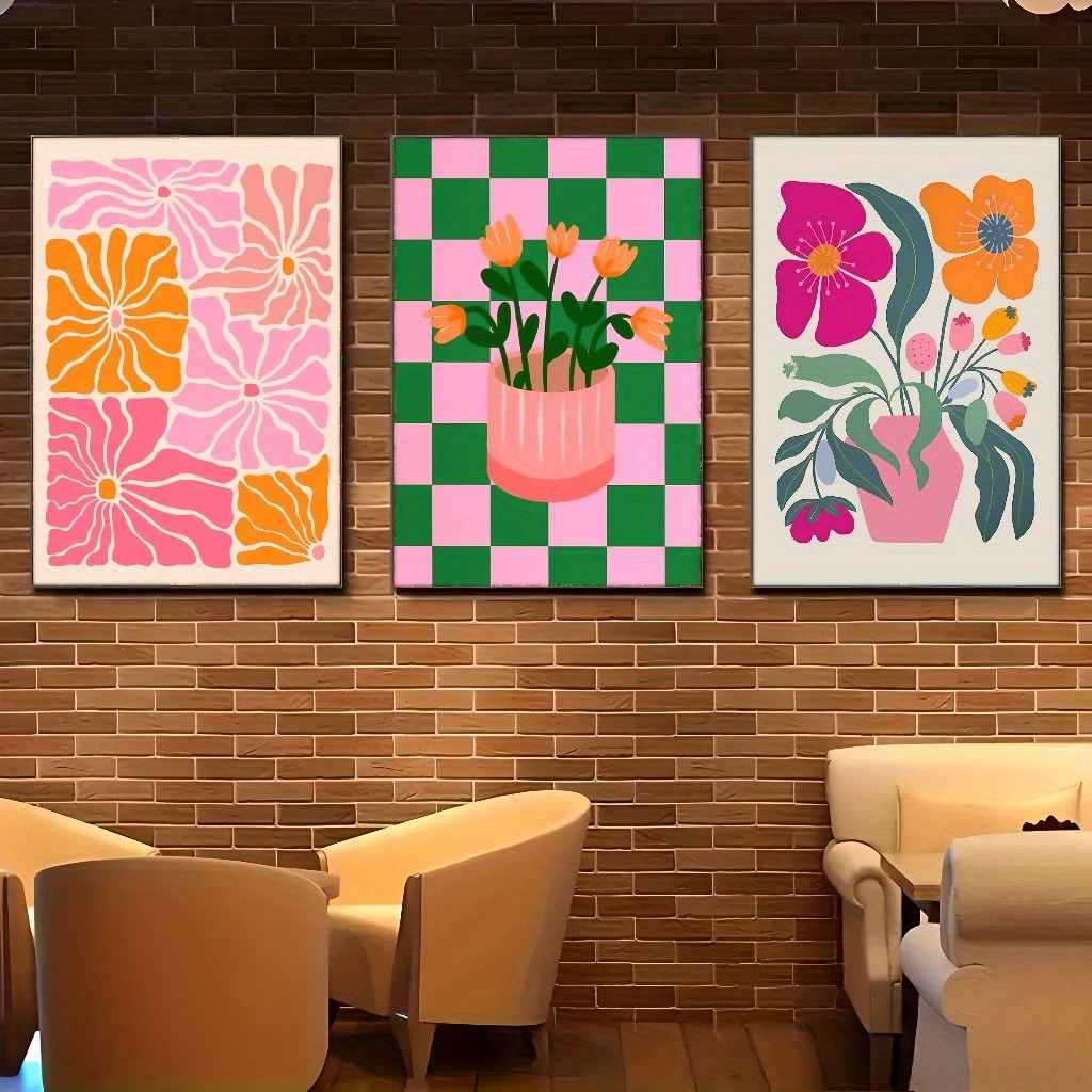 Florist Supply Vases - Vibrant Flowers and Vases Canvas Prints