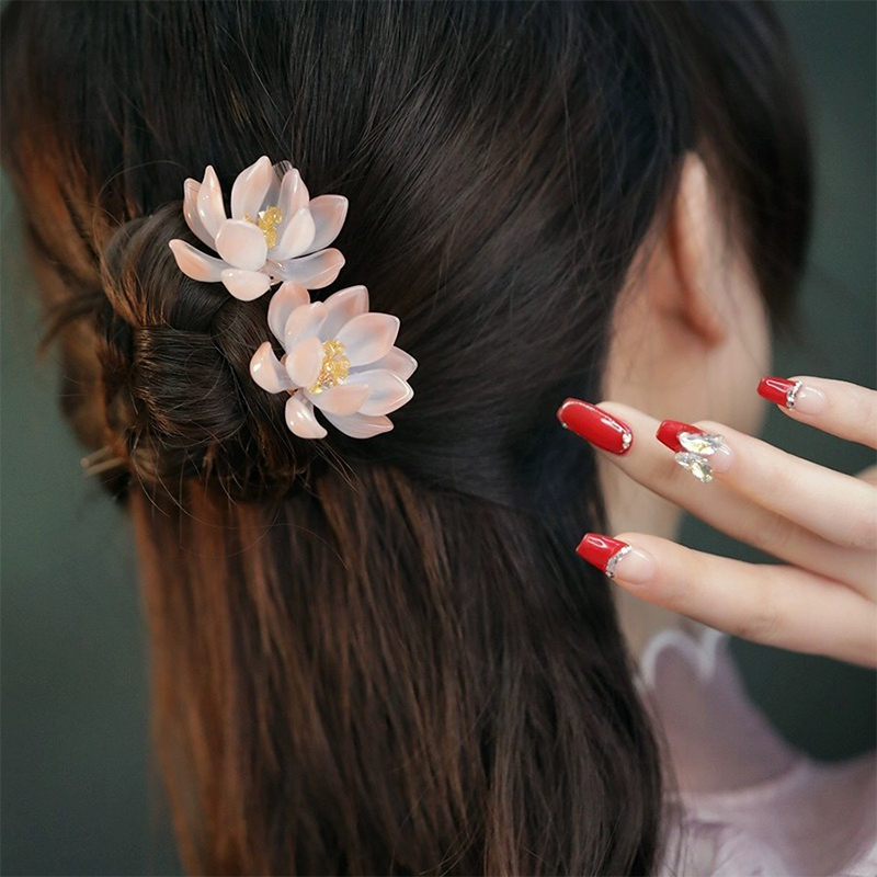 1Pair Vintage Hairpin Glazed F - Florist Supplies บทวิจารณ์และราคา