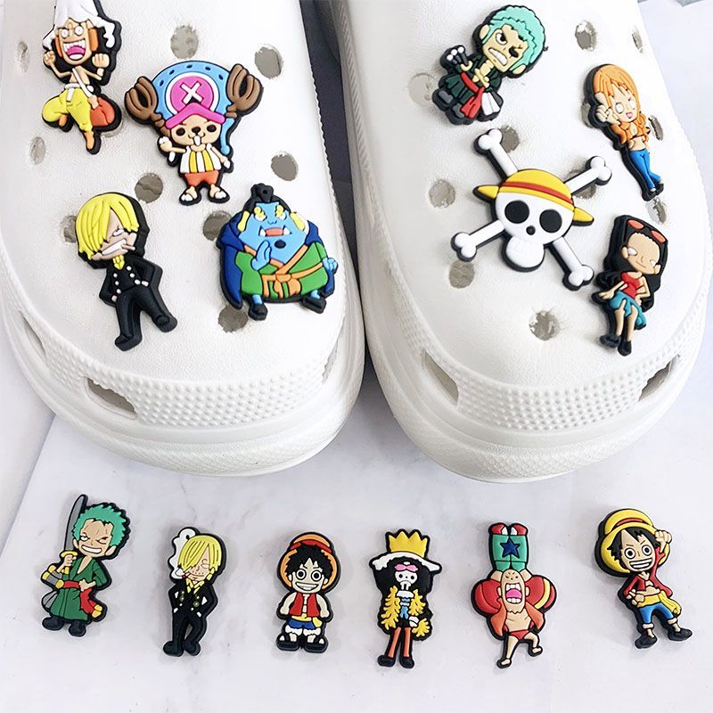 2-30pcs One Piece Luffy Crocs  - Florist Supplies บทวิจารณ์และราคา