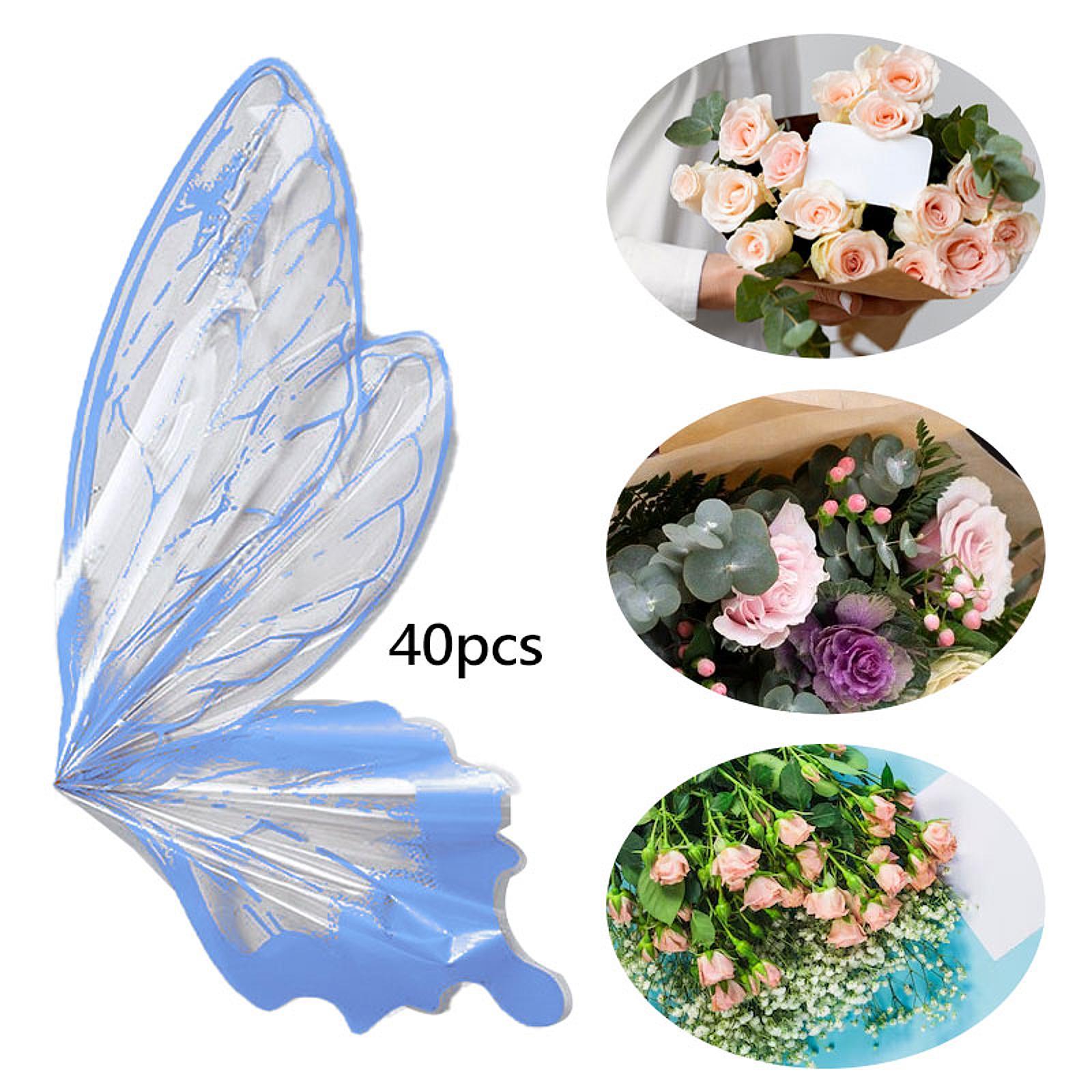 40Pcs Bouquet Wrap Papers DIY  - Florist Supply Paper บทวิจารณ์และราคา