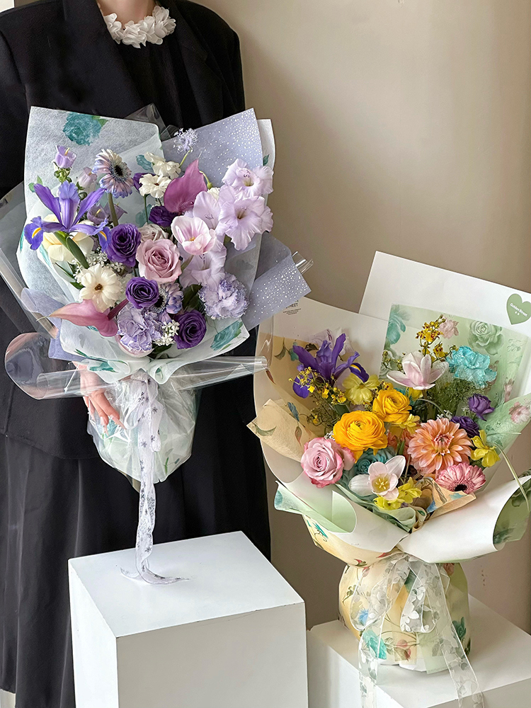 5pcs, Valentine's Day Korean P - Florist Supply Paper บทวิจารณ์และราคา