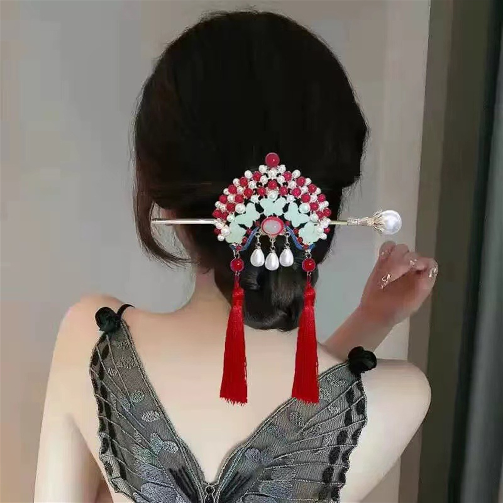 Ethnic Style Hairpin For Women - Florist Supplies บทวิจารณ์และราคา