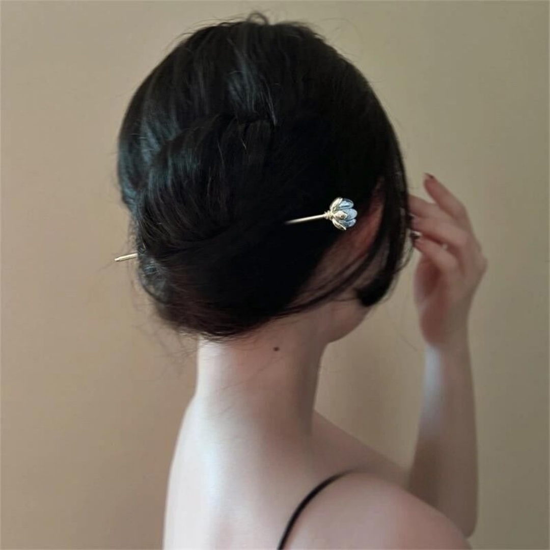 Blue Flower Hairpin, Daily Hai - Florist Supplies บทวิจารณ์และราคา