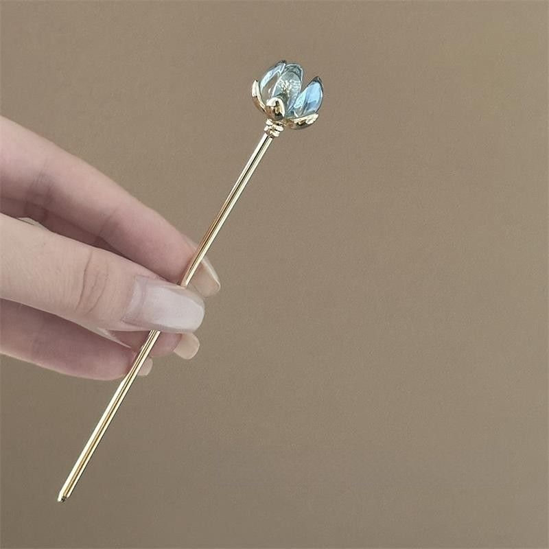 Blue Flower Hairpin, Daily Hai - Florist Supplies บทวิจารณ์และราคา