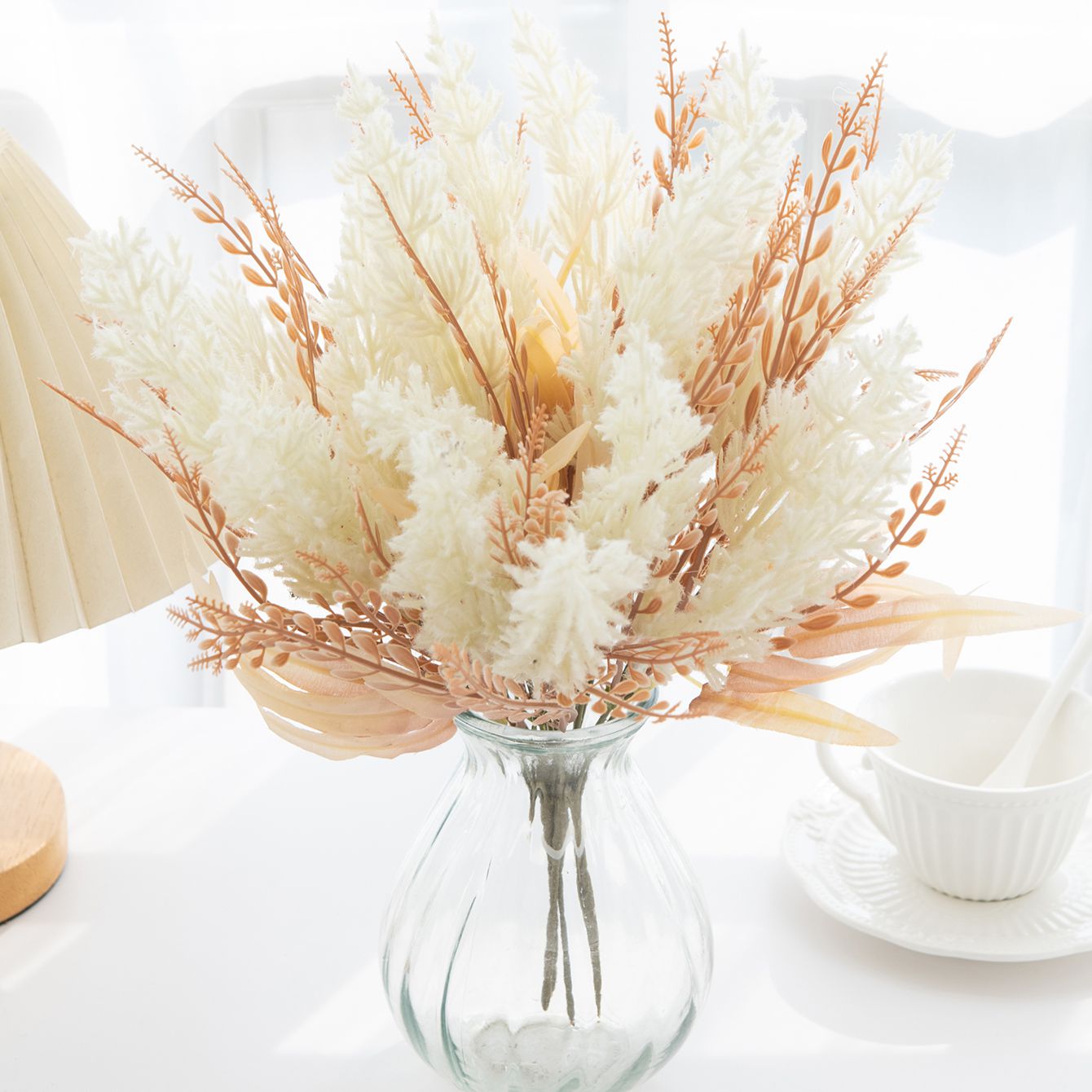 Artificial Plant Reed Festival - Florist Supply Vases บทวิจารณ์และราคา