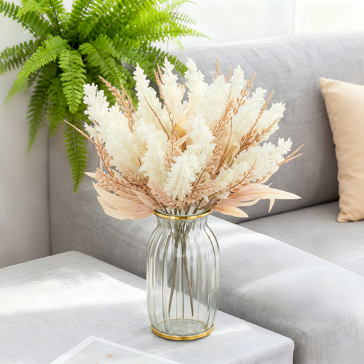 Artificial Plant Reed Festival - Florist Supply Vases บทวิจารณ์และราคา