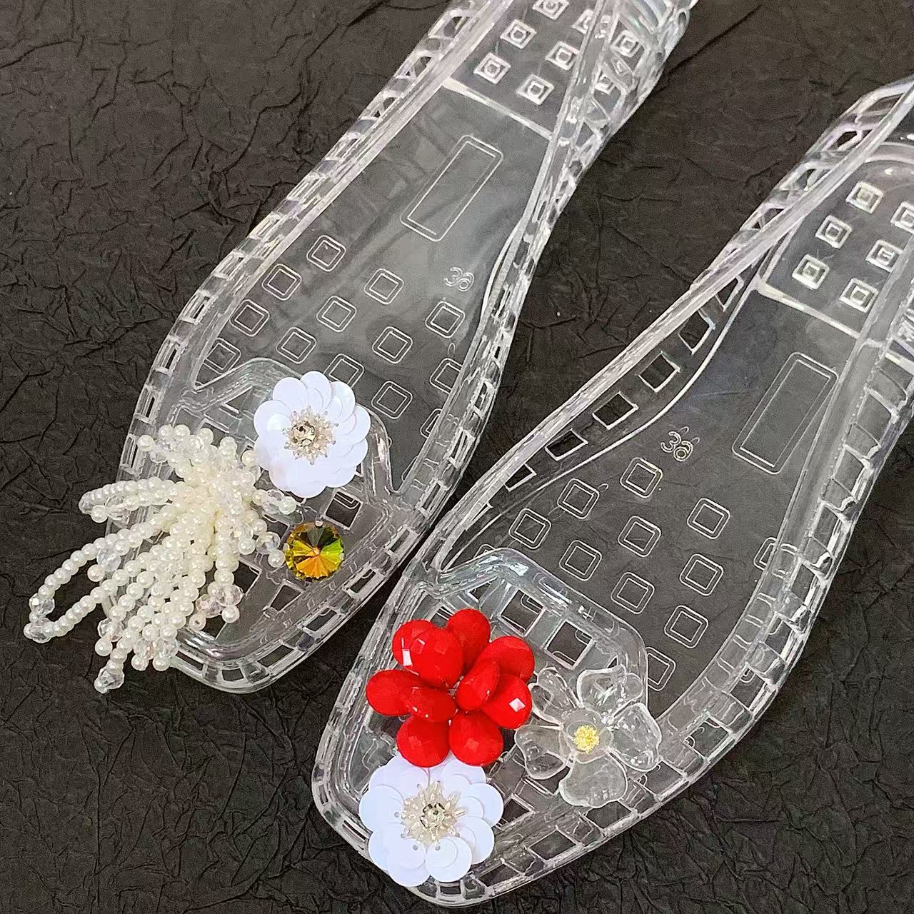 Jelly Crystal Shoes for Women, - Florist Supplies บทวิจารณ์และราคา