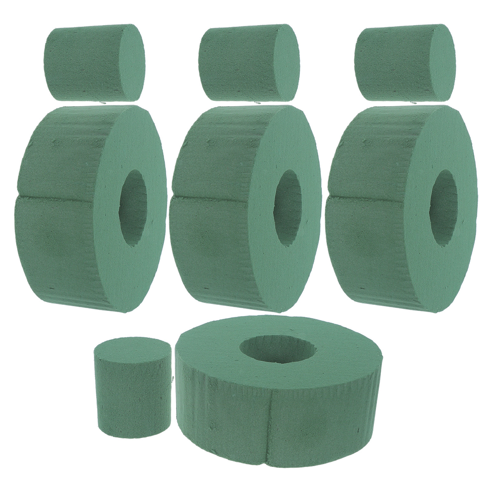4Pcs Round Floral Foam Blocks  - Floral Foam Oasis บทวิจารณ์และราคา