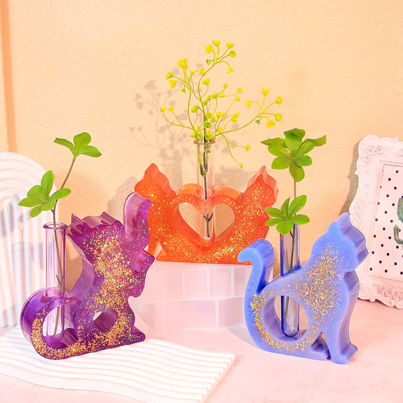 Cat Shaped Resin Molds Vase Si - Florist Supply Vases บทวิจารณ์และราคา