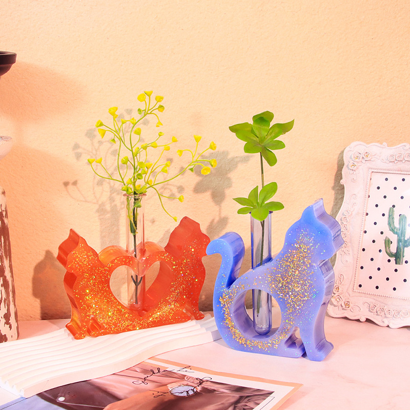Cat Shaped Resin Molds Vase Si - Florist Supply Vases บทวิจารณ์และราคา