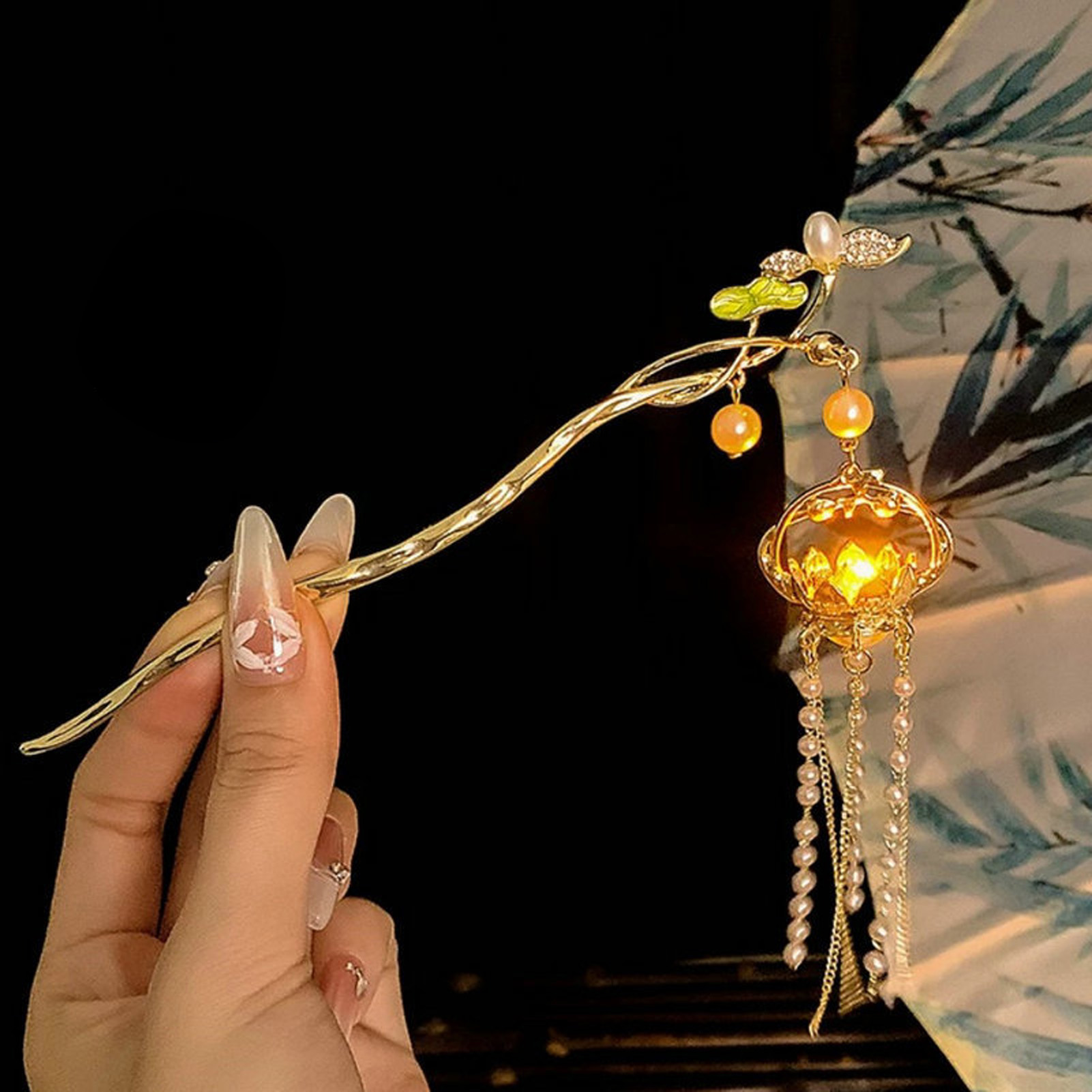 Luminous Flower Hairpin For Wo - Florist Supplies บทวิจารณ์และราคา
