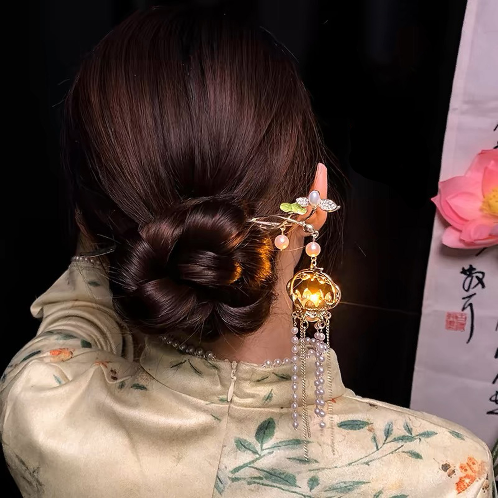 Luminous Flower Hairpin For Wo - Florist Supplies บทวิจารณ์และราคา