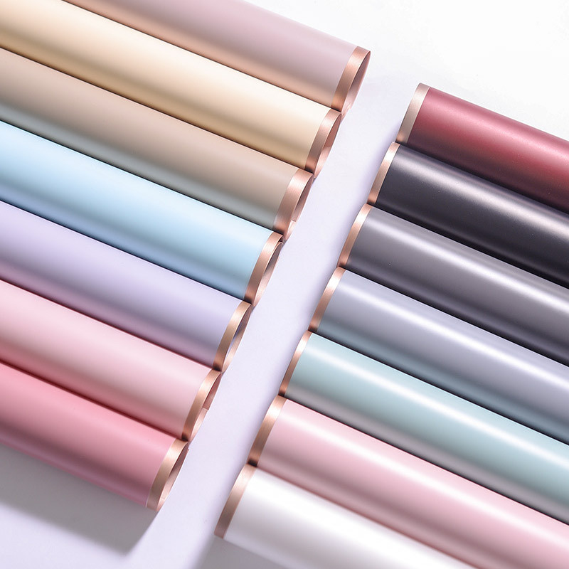 5PCS Bronzing Color Scrapbook  - Florist Supply Paper บทวิจารณ์และราคา