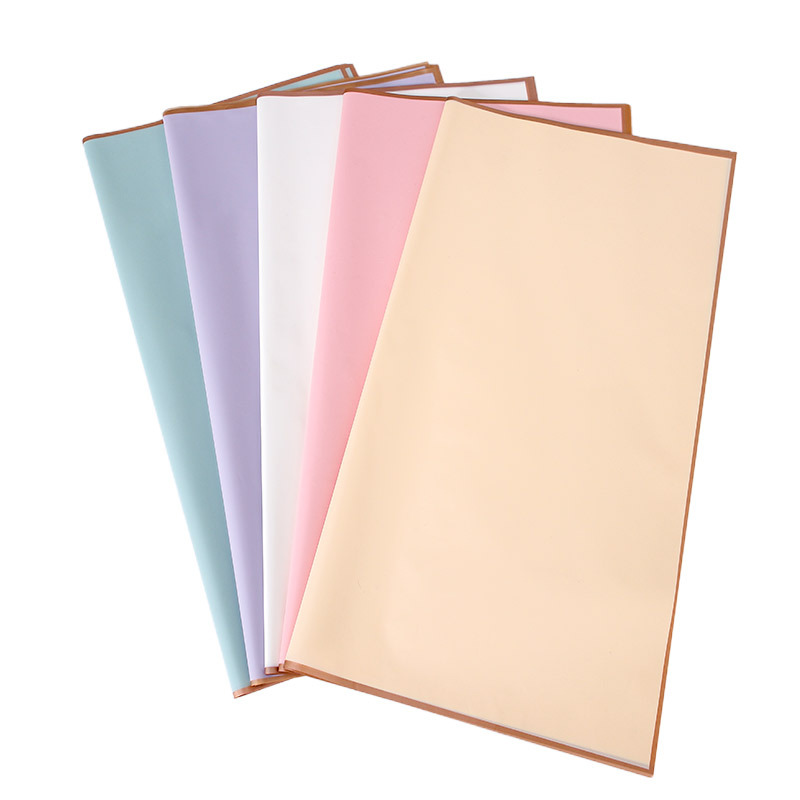 5PCS Bronzing Color Scrapbook  - Florist Supply Paper บทวิจารณ์และราคา