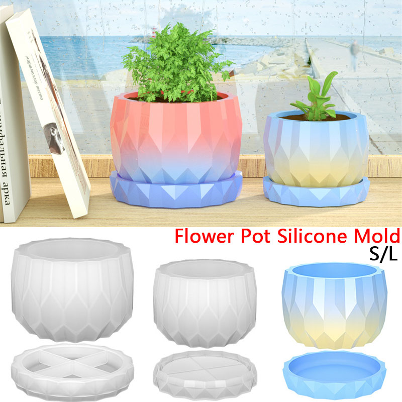1 Set Silicone Planter Molds F - Florist Supply Vases บทวิจารณ์และราคา