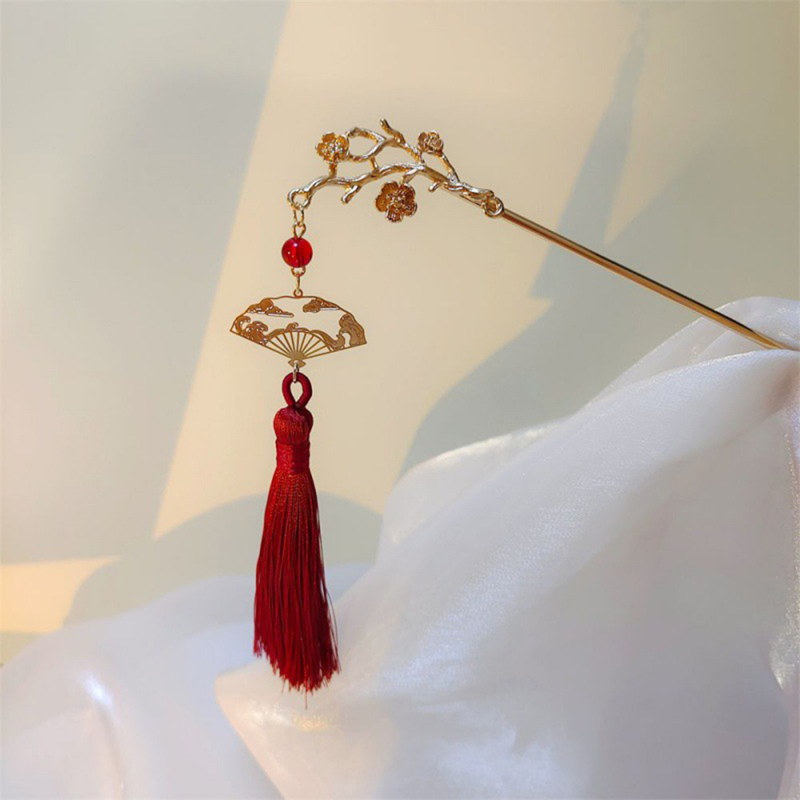 Retro Flower Tassel Hairpin Fo - Florist Supplies บทวิจารณ์และราคา