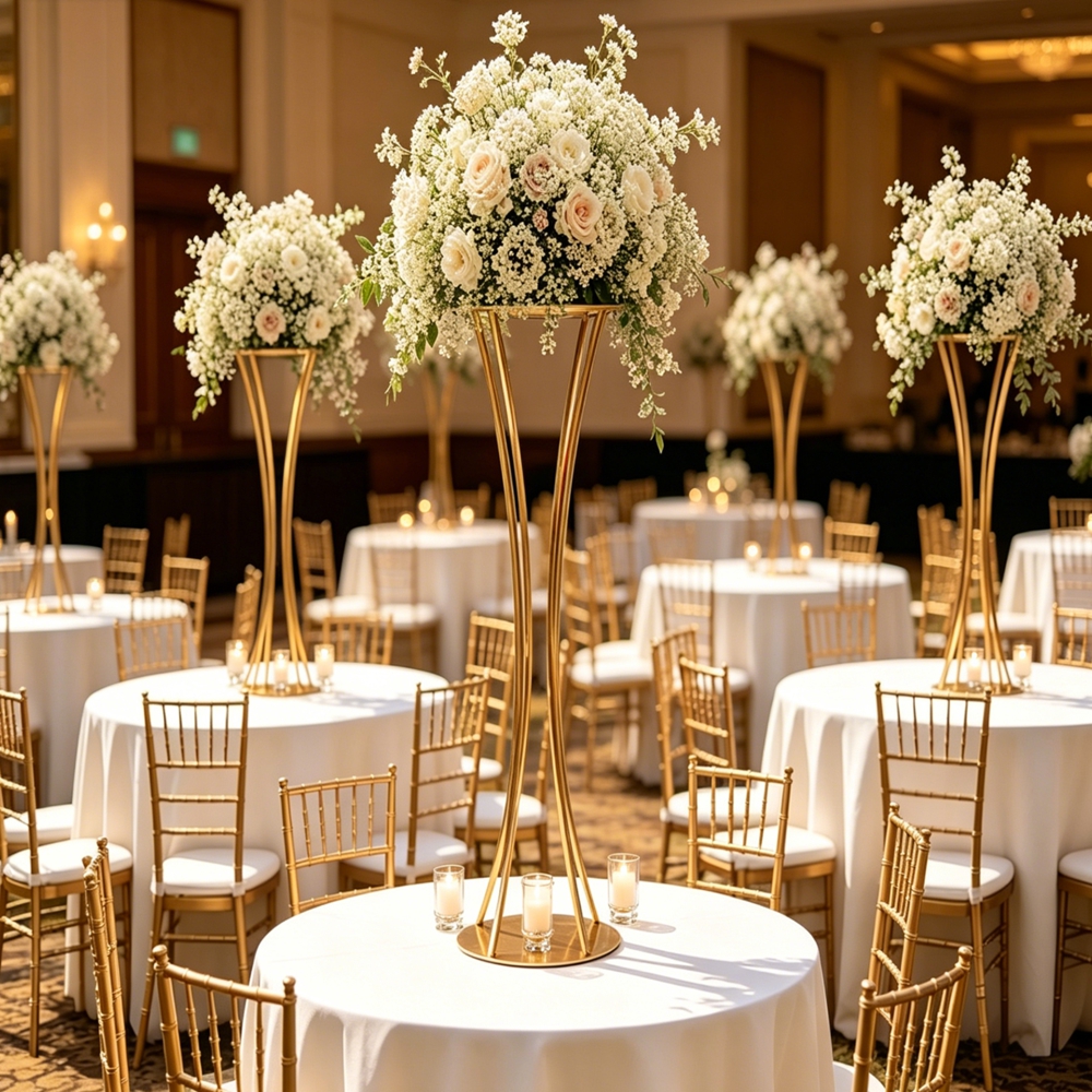 10pcs)60-110cm) sliver/white/b - Florist Supply Vases บทวิจารณ์และราคา