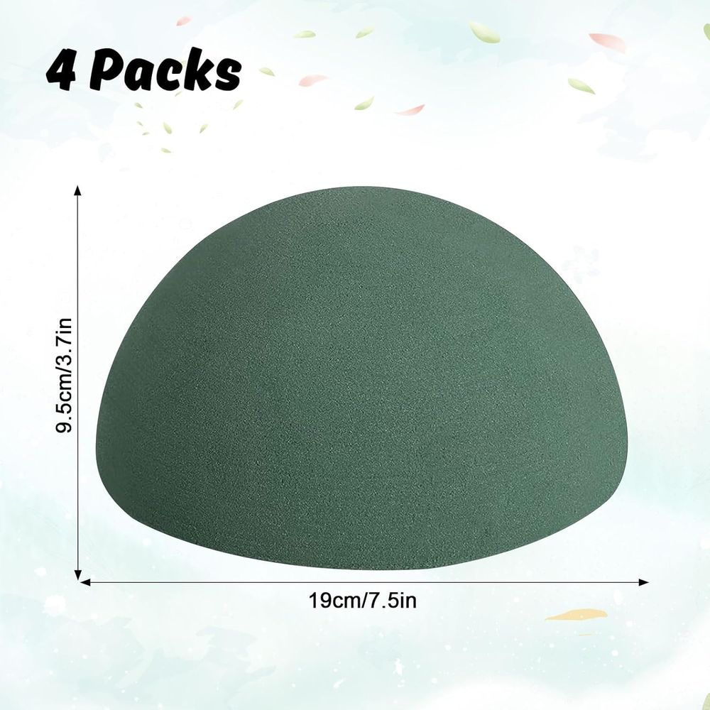 4 Pack Round Floral Foam Balls - Floral Foam Oasis บทวิจารณ์และราคา